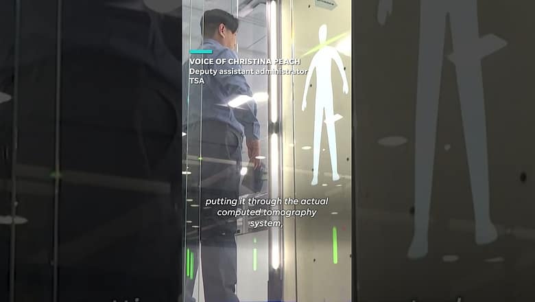 TSA takes a gamble at Las Vegas airport with self-service screening pods #Shorts