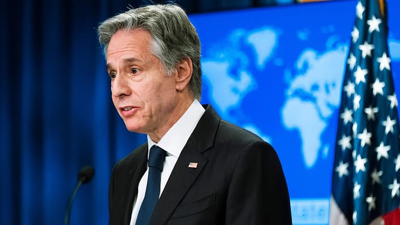 U.S. Secretary of State Blinken on getting aid into Gaza | Building pier in Gaza
