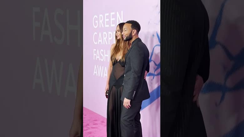 Zendaya, Chrissy Teigen, John Legend at Green Carpet Fashion Awards #Shorts
