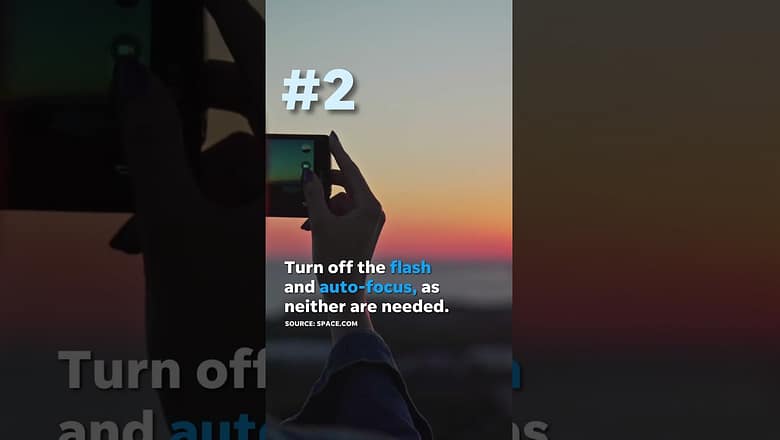 4 essential solar eclipse photo tips if you’re using your phone’s camera #Shorts