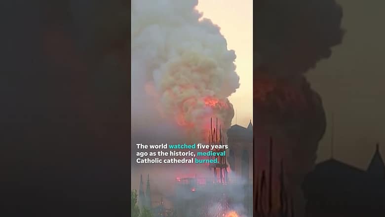 5 years after fire, engineers nearly done with Notre Dame restoration project #Shorts