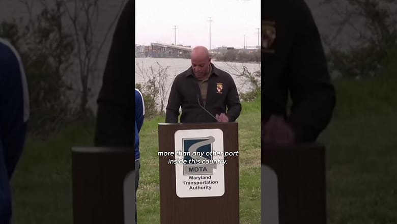Demolition of Baltimore’s Francis Scott Key Bridge collapse begins #Shorts