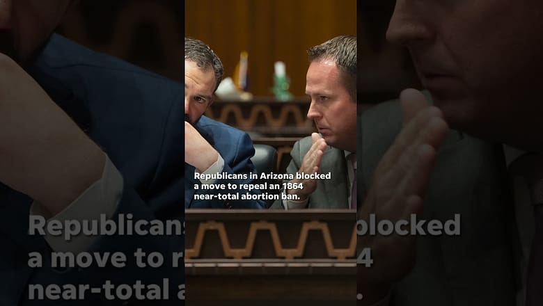 House Republicans in Arizona reject 1864 abortion ban repeal #Shorts