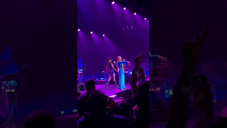 Ice Spice Makes SURPRISE Appearance at PinkPantheress Set