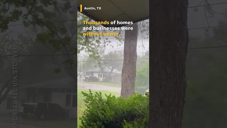 Powerful storm threatens South with flooding, tornadoes #Shorts