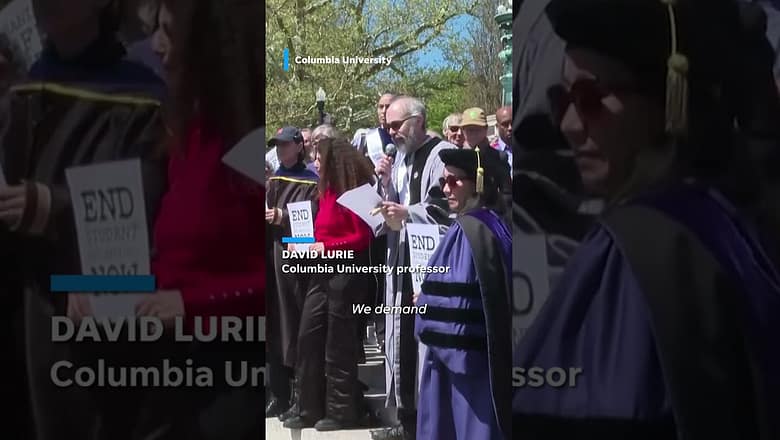 Protests at Columbia and other college campuses escalate #Shorts