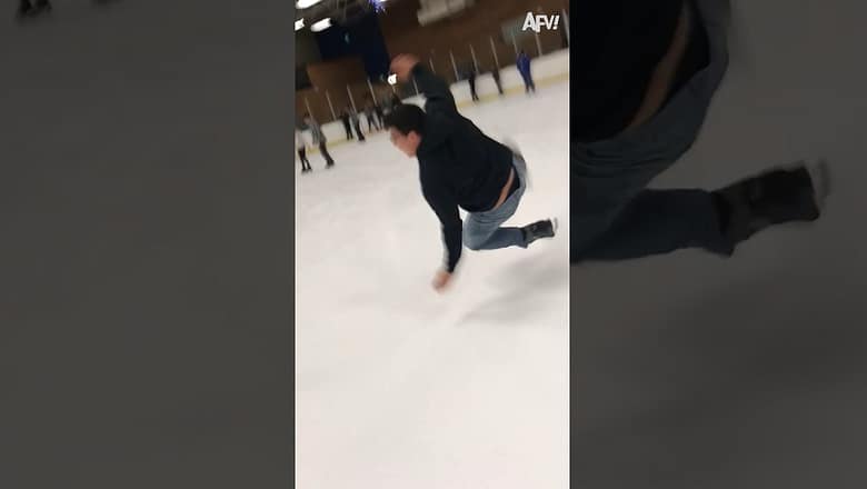 So graceful…? #shorts #fail #funny #Slip #AFV