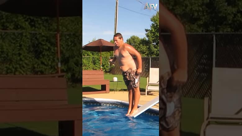 Too hard of a jump ? #shorts #fail #funny #AFV