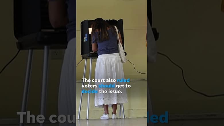 Voters to weigh in on Florida’s abortion policy after state’s Supreme Court ruling #Shorts