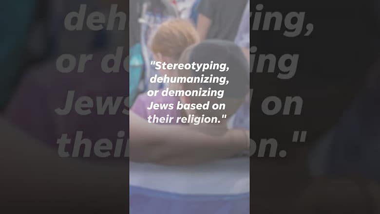 Antisemitism bill targets hate speech on college campuses #Shorts
