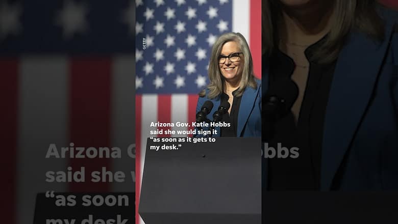 Arizona Senate follows House in repealing 1864 near-total abortion ban #Shorts