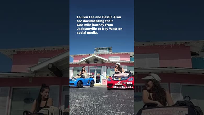 Friends attempt 500-mile journey in toy cars for Guinness record #Shorts