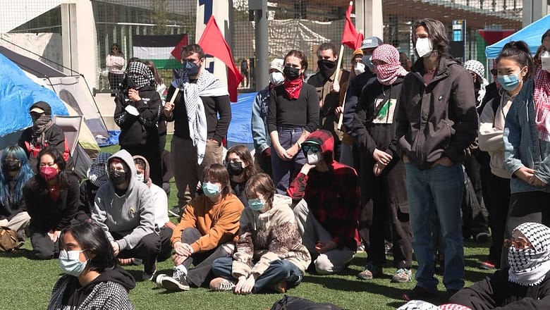 Pro-Palestinian encampment at UBC
