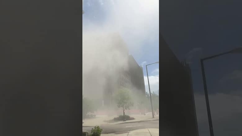 Seven injured in natural gas explosion in Ohio building #Shorts