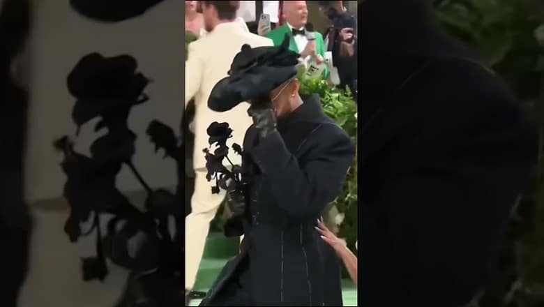 Watch: Bad Bunny arrives at 2024 Met Gala red carpet #Shorts