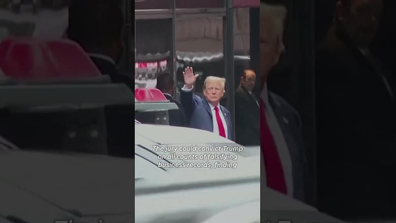 What are the possible verdict outcomes of Trump’s hush money trial? #Shorts