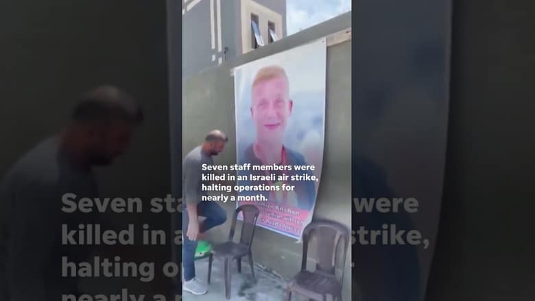 World Central Kitchen resumes operations in Gaza after nearly a month #Shorts