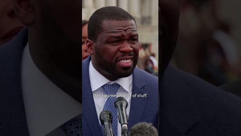 50 Cent, Ben Crump on Capitol Hill to promote Black representation in the liquor industry #Shorts