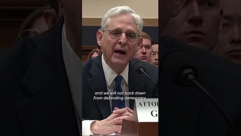Attorney General Merrick Garland testifies to House Judiciary #Shorts
