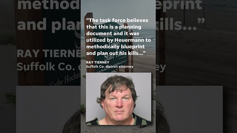 ‘Blueprint’ for murders found in Gilgo Beach suspect’s home, according to authorities #Shorts