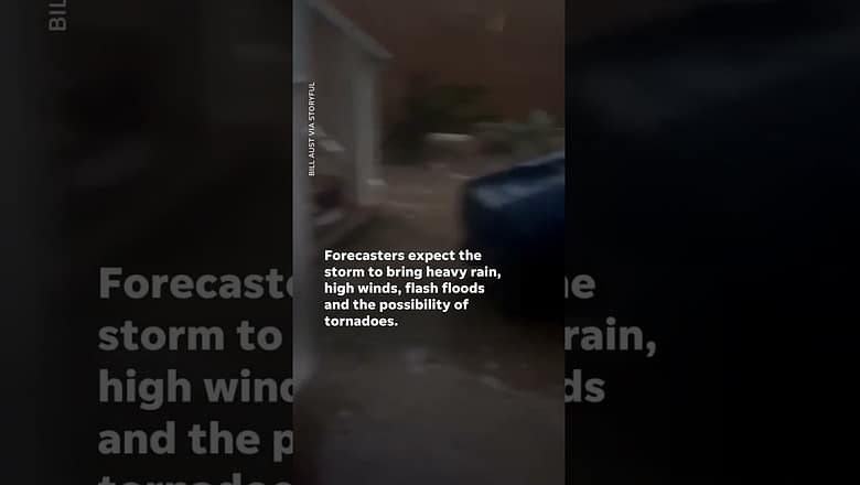 Coastal flooding has arrived in Texas ahead of Tropical Storm Alberto #Shorts