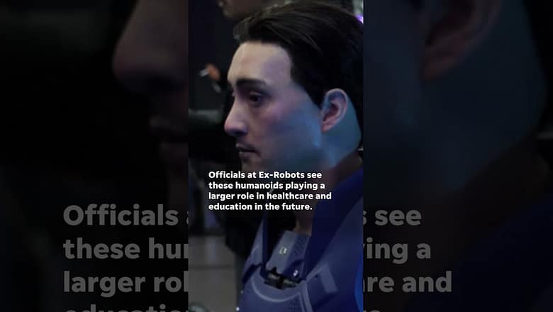 Factory developing humanoid robots to mimic human expressions, work jobs in future #Shorts