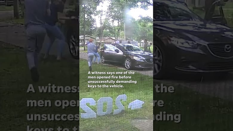 Family ‘traumatized’ after gunmen carjack them outside of home #Shorts