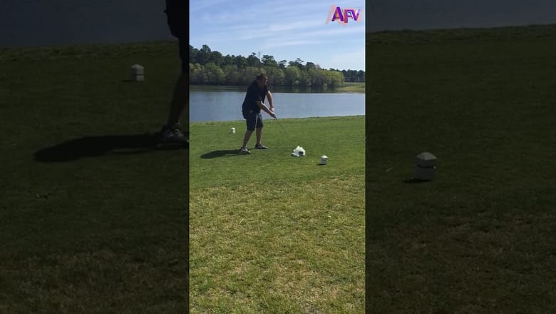 Fore! ποΈπ #golf #prank #funny #reel #AFV