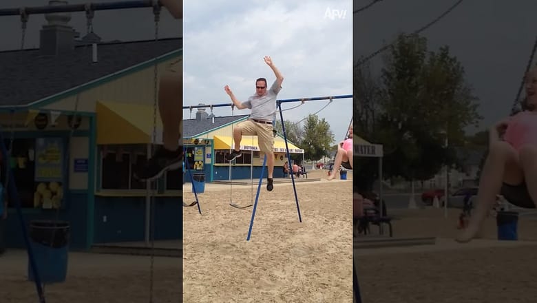 It’s never too late to be cool ππ #shorts #swing #fail #funny