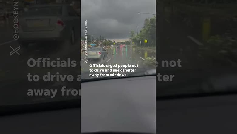 Reported tornado touches down in central Maryland #Shorts