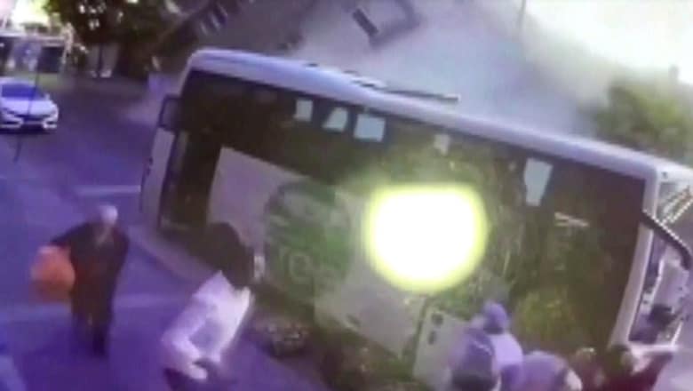 WATCH: Video shows moment of building collapse in Istanbul