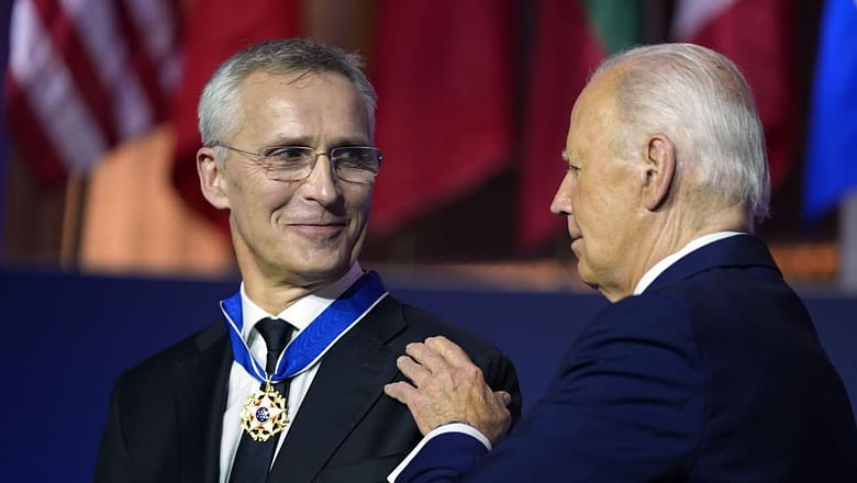Biden awards NATO chief U.S. Presidential Medal of Freedom