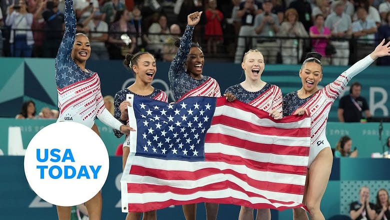 Biles leads team to gold, women’s rugby shines, Coco Gauff ousted | USA TODAY