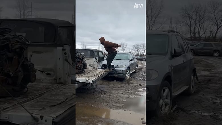 Just needs a little practice ๐คธ #reels #backflip #fail #funny