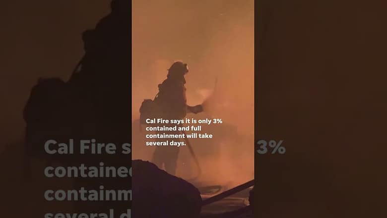 Park Fire in Chico, California prompts evacuations #Shorts