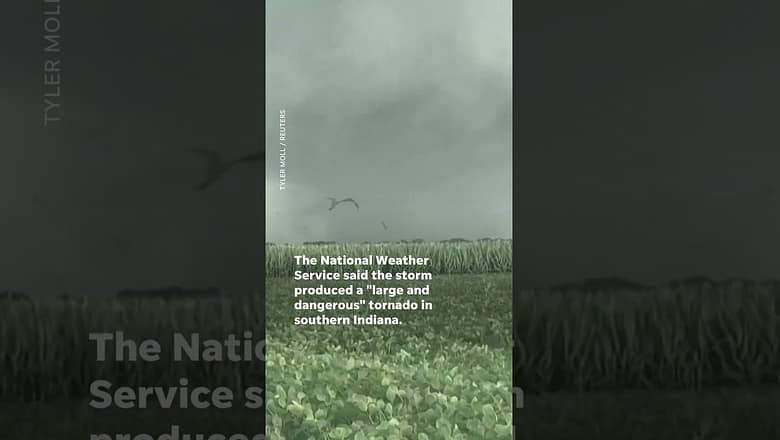 Remnants of Hurricane Beryl spark damaging storms and tornadoes #Shorts