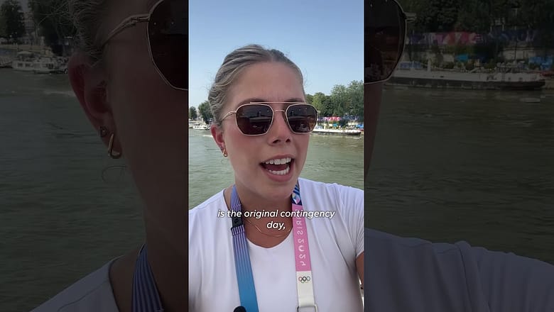 Triathlon moved because of Seine’s poor water quality #Shorts