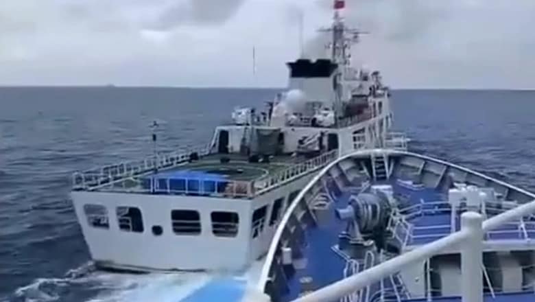 China, the Philippines exchange accusations of ramming into coast guard ship