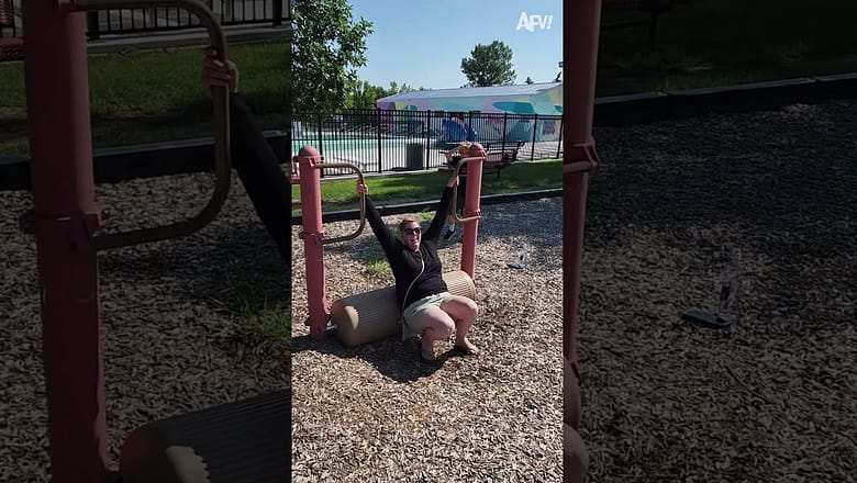 Does anybody know how does this work? 😅 #shorts #playground #mom #fail #humor