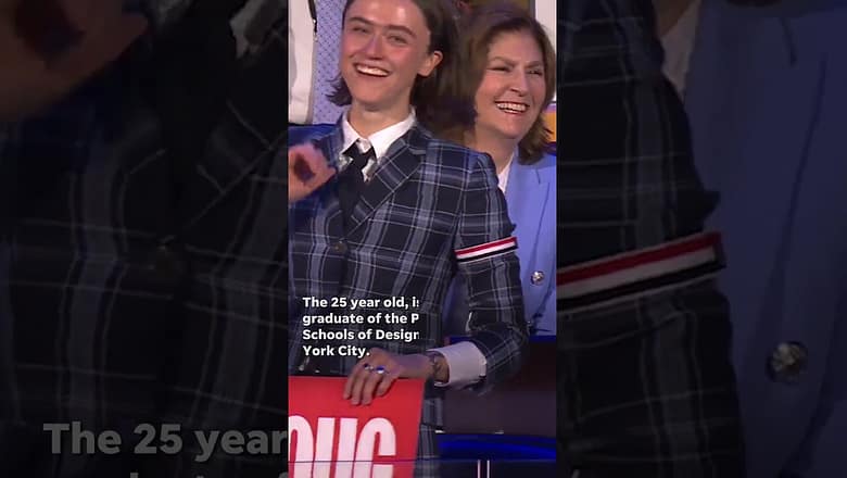 Ella Emhoff hits fashion high notes at DNC convention #Shorts