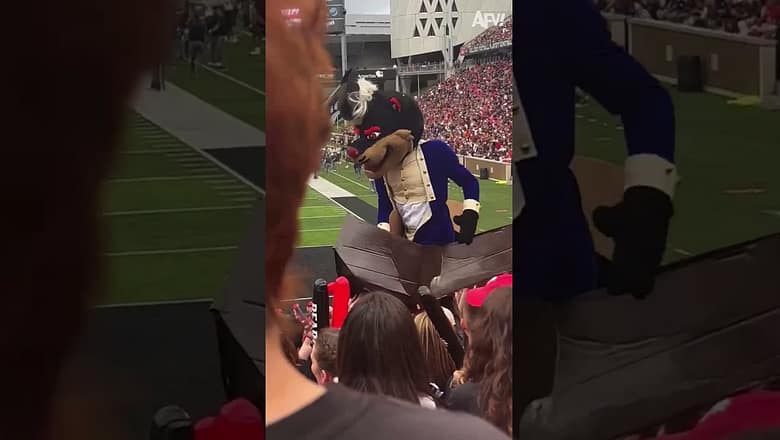 Can’t keep a good mascot down! ๐คฃ #afv #fail #funny