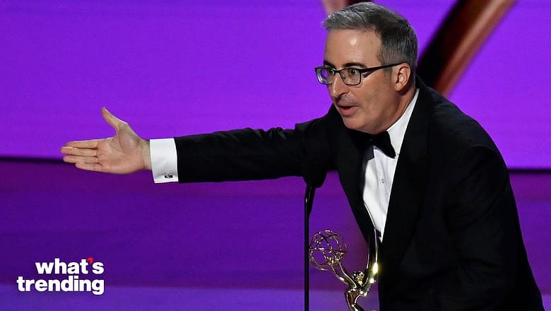 John Oliver Drops F-BOMB While Honoring Deceased Dog at Emmys