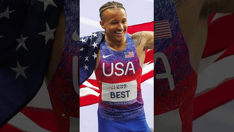 Paralympic silver medalist Korban Best can’t stop dancing #Shorts