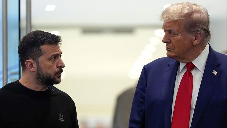 Trump, in a meeting with Zelenskyy, says he will negotiate deal between Russia and Ukraine