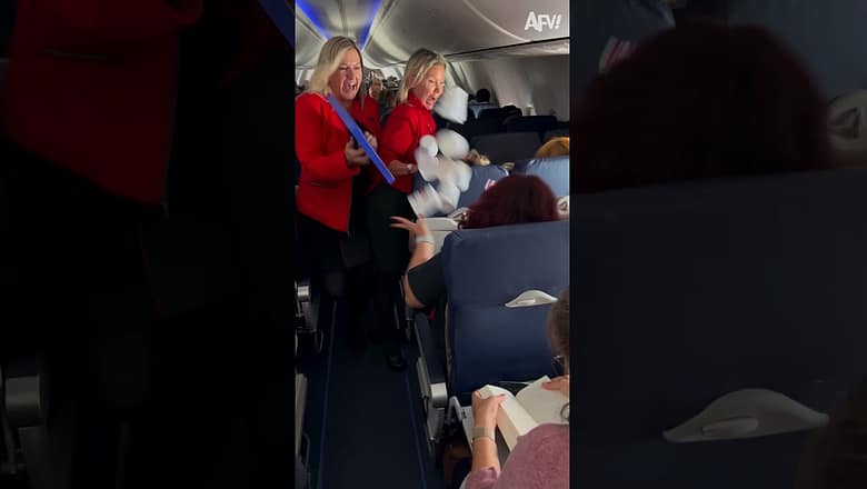 Bet that doesn’t happen in first class… ๐ #afv #prank #funny