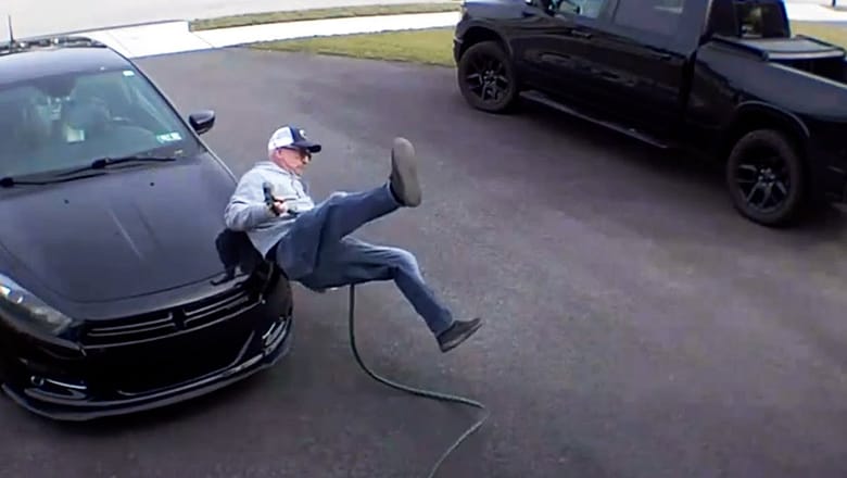 Caught in 4K π Funniest Security Camera Fails