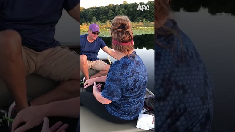 Not sure if she’ll find that funny…π
#afv #fail #funny #fishing