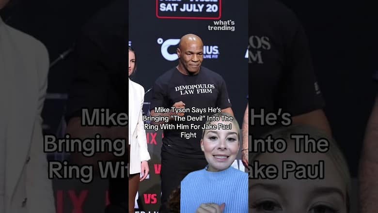 Mike Tyson Vows to Enter the Ring as the ‘Devil Himself’ in Fight Against Jake Paul