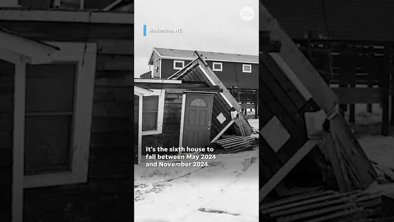 North Carolina home collapses into ocean | USA TODAY