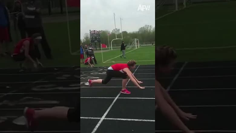 On your marks, get set, FALL π #afv #fail #funny #shorts